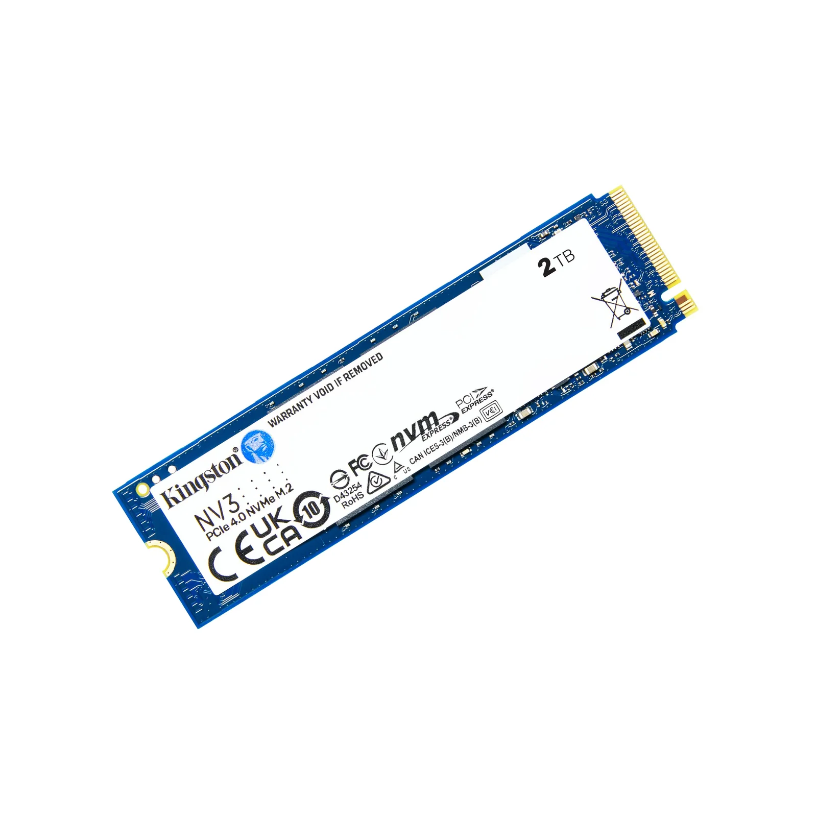 "Kingston NV3 2TB M.2 NVMe SSD PCIe 4.0 6000MBs speed internal drive"