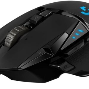 Logitech G502 HERO High Performance Wired Gaming Mouse, HERO 25K Sensor, 25,600 DPI, RGB, Adjustable Weights, 11 Programmable Buttons
