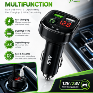 ALS-A57 Multifunction Car Charger