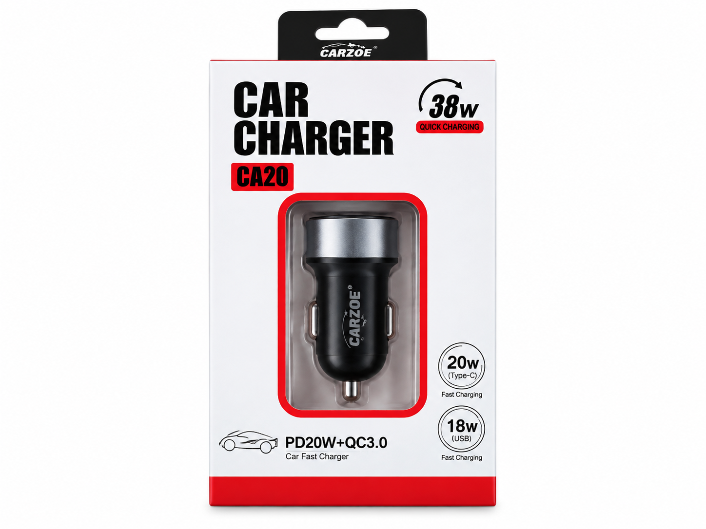777 CA20 38W Car Charger